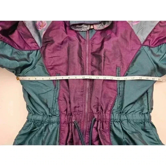 Vintage 80s/90s Outbrook Women's Size M Floral Jacket - Picture 5 of 9